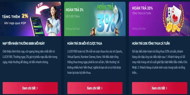Chọn phương thức nạp tiền